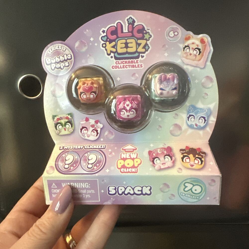 Clickeez Series 3 Bubble Pops 5 Pack NEW VIRAL